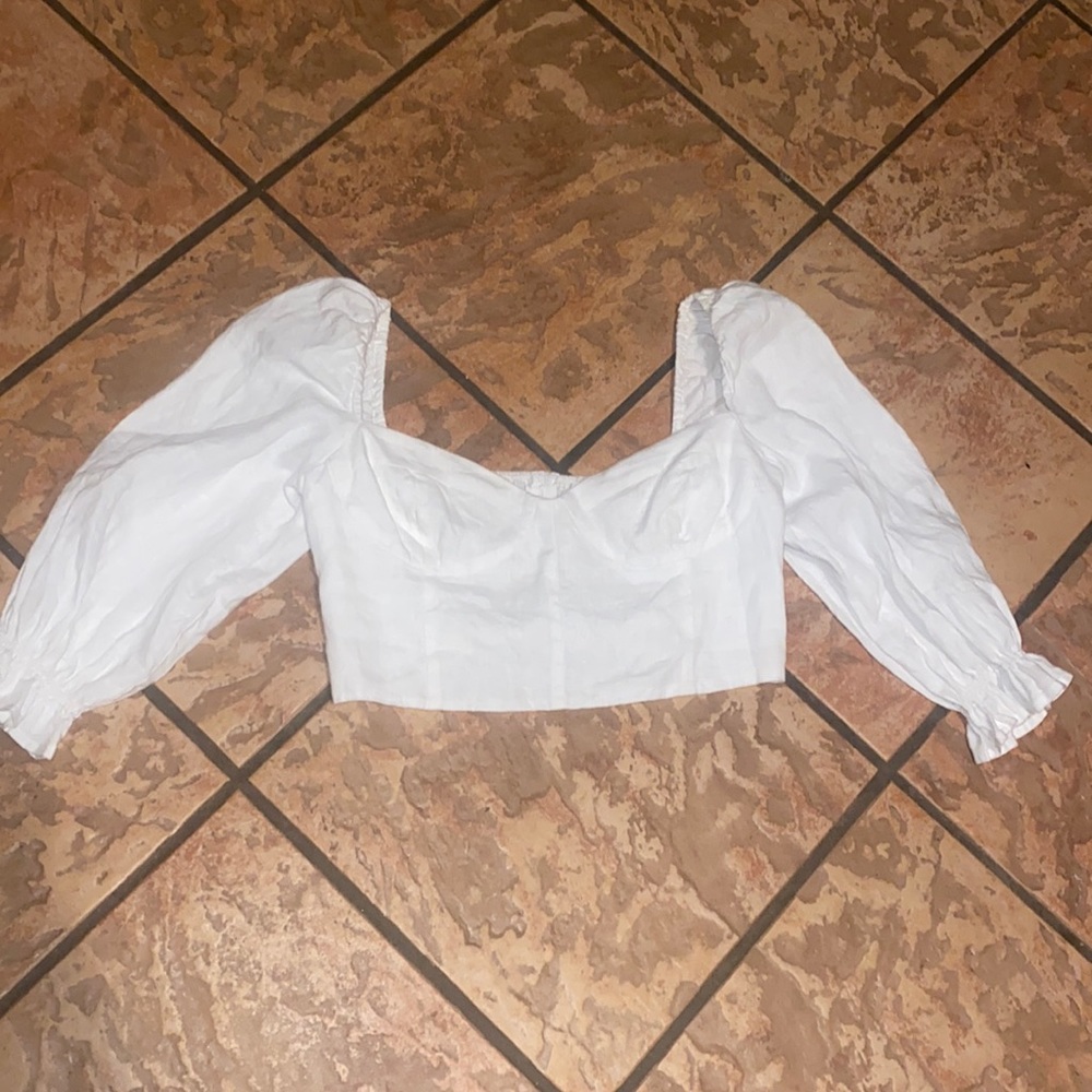 Wilfred linen blouse